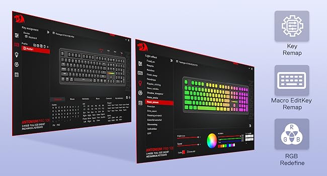 Redragon K745 PRO Wireless Gasket RGB 108 Keys Mechanical Gaming Keyboardw