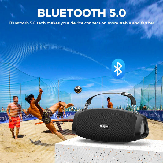 W-KING X10 Bluetooth Speaker, 120W Max Portable Loud Speakers Wireless