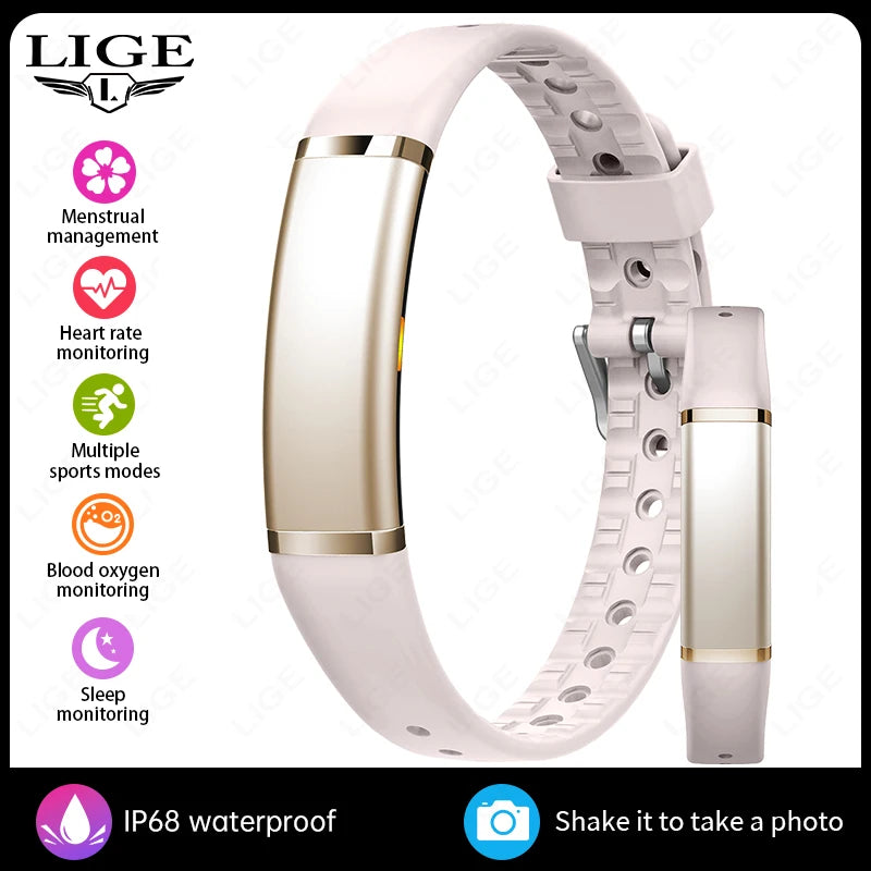 New Fashion Bluetooth Smart Bracelet Health Heart Rate Sleep Stress Monitoring