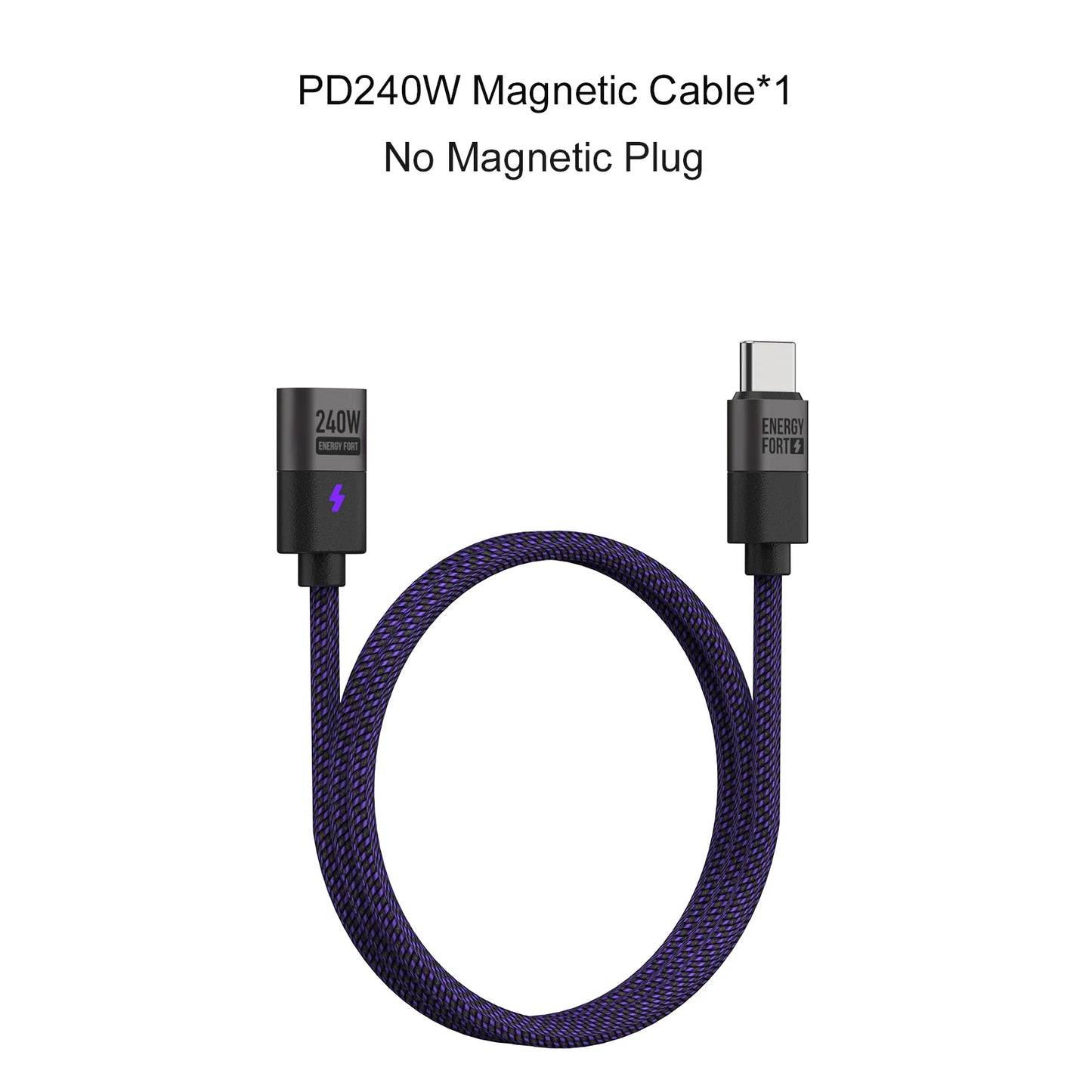 240W Magnetic Phone Charger Magnetic USB C Charging Cable 480Mbps Data