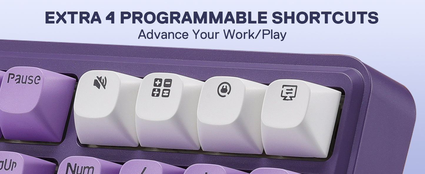 Redragon K745 PRO Wireless Gasket RGB 108 Keys Mechanical Gaming Keyboardw