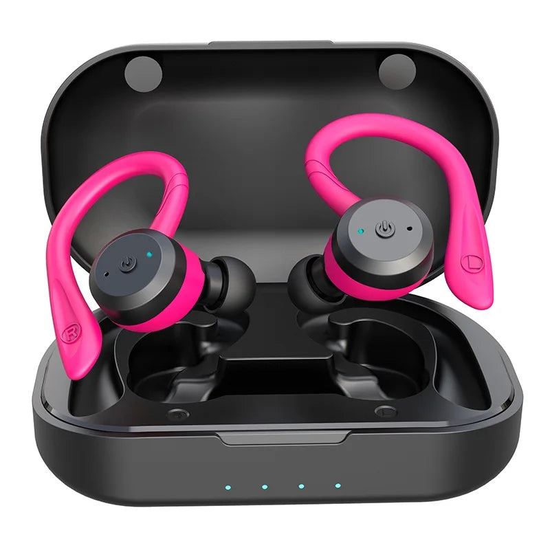 Bluetooth Wireless Headphones with Mic Sports Waterproof TWS Bluetooth