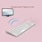 Wireless Keyboard Ergonomic French Keyboard for PC Laptop-Pink/Grey/Silver