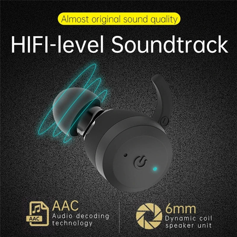 Bluetooth Wireless Headphones with Mic Sports Waterproof TWS Bluetooth