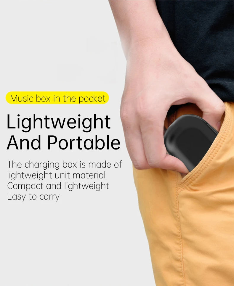 Bluetooth Wireless Headphones with Mic Sports Waterproof TWS Bluetooth
