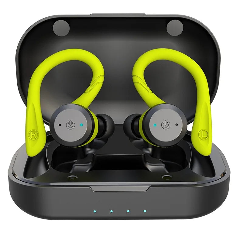 Bluetooth Wireless Headphones with Mic Sports Waterproof TWS Bluetooth