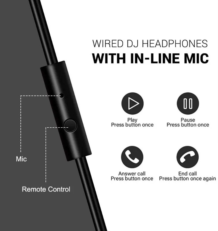 Oneodio Over Ear Headphones Hifi Studio DJ Headphone Wired Monitor