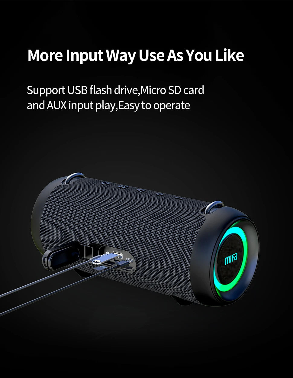 Bluetooth Speaker 60W Output Power Bluetooth Speaker camping speaker