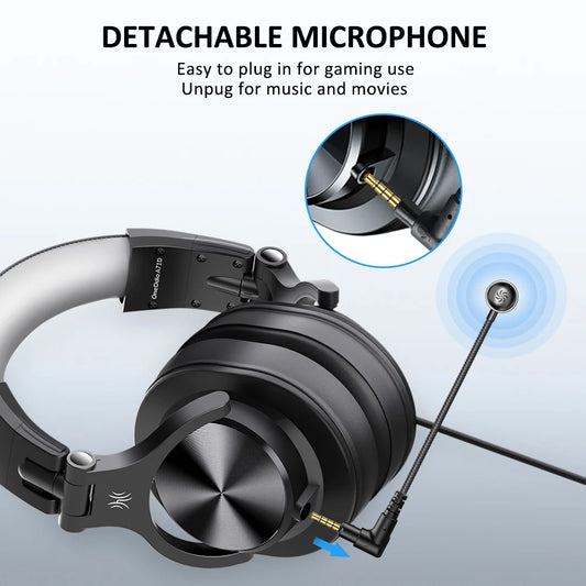 Oneodio Wired Gaming Headset Gamer 3.5mm Over-Ear Gaming Headphones
