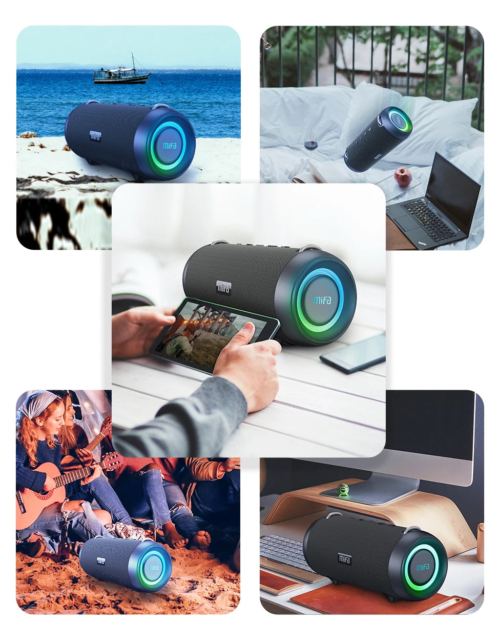 Bluetooth Speaker 60W Output Power Bluetooth Speaker camping speaker