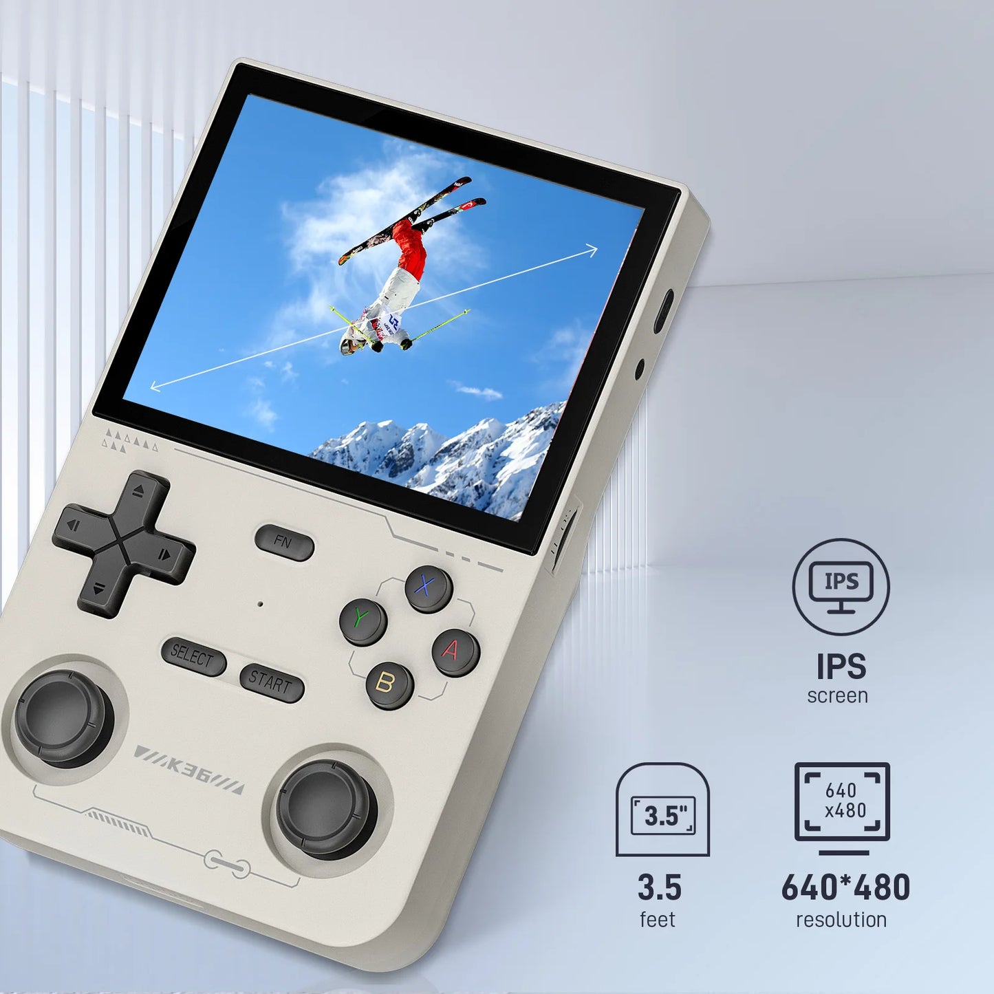 GAMINJA K36 Handheld Game Console 3.5Inch IPS 640x480 Screen Console