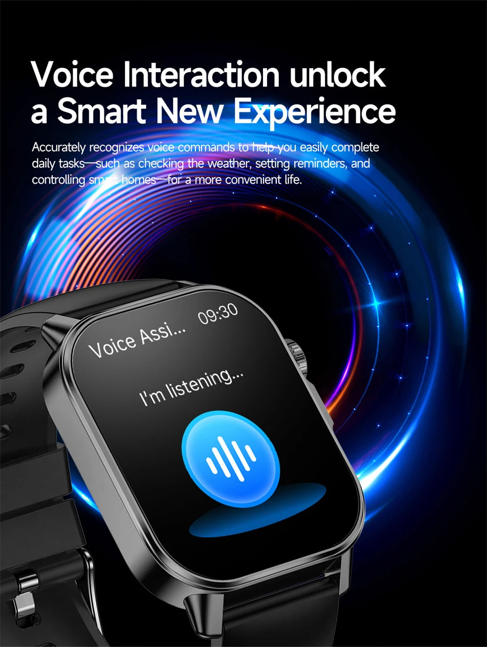 New Men Accurate Health Diagnosis ECG Smart Watch Blood Pressure Smartwatch