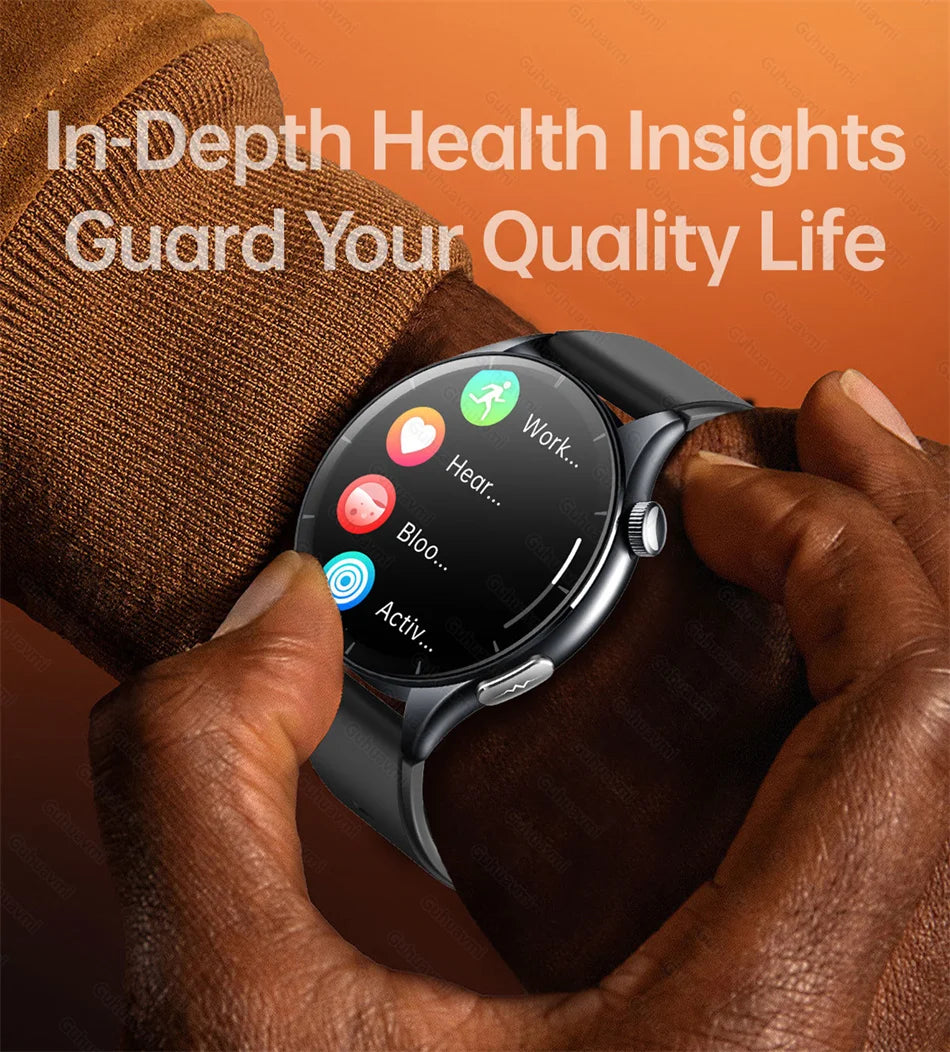 2026 New Smart Watch NFC ECG+PPG Blood oxygen Uric Acid Blood Pressure