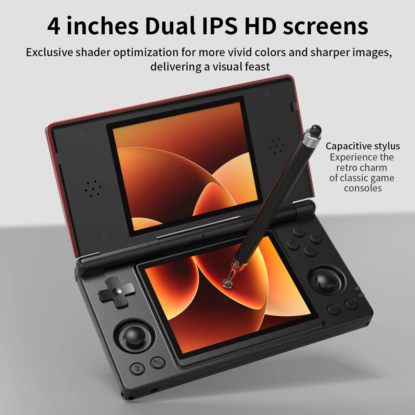 Handheld Game Consoles RG DS Retro Gaming Console Dual-screen Video Game