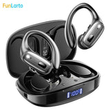 Sports Bluetooth 5.3 Headphones Wireless Earbuds Ear Buds with ENC