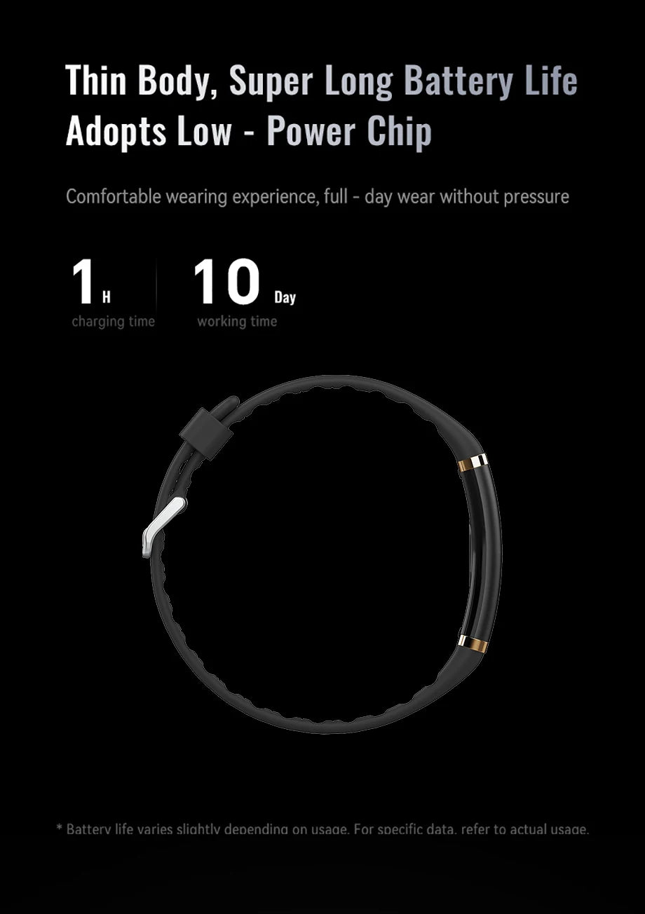 New Fashion Bluetooth Smart Bracelet Health Heart Rate Sleep Stress Monitoring