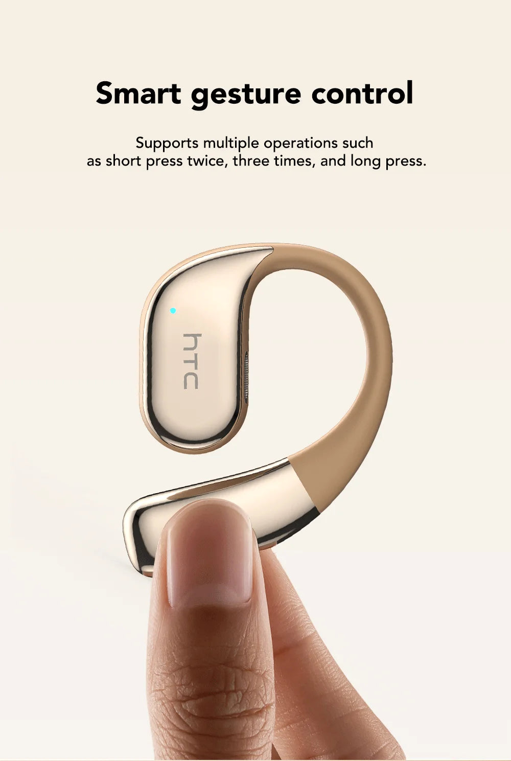 Earphones Bluetooth OWS Sports Wireless Headphones Noise Reduction Earbud