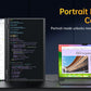 Dual Portable Monitor FHD Laptop Screen Extender Folding Stacked Monitors