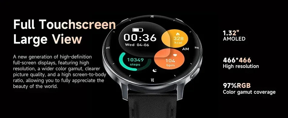 2026New 7.6mm Ultra Thin Women Smartwatch AMOLED Display Bluetooth