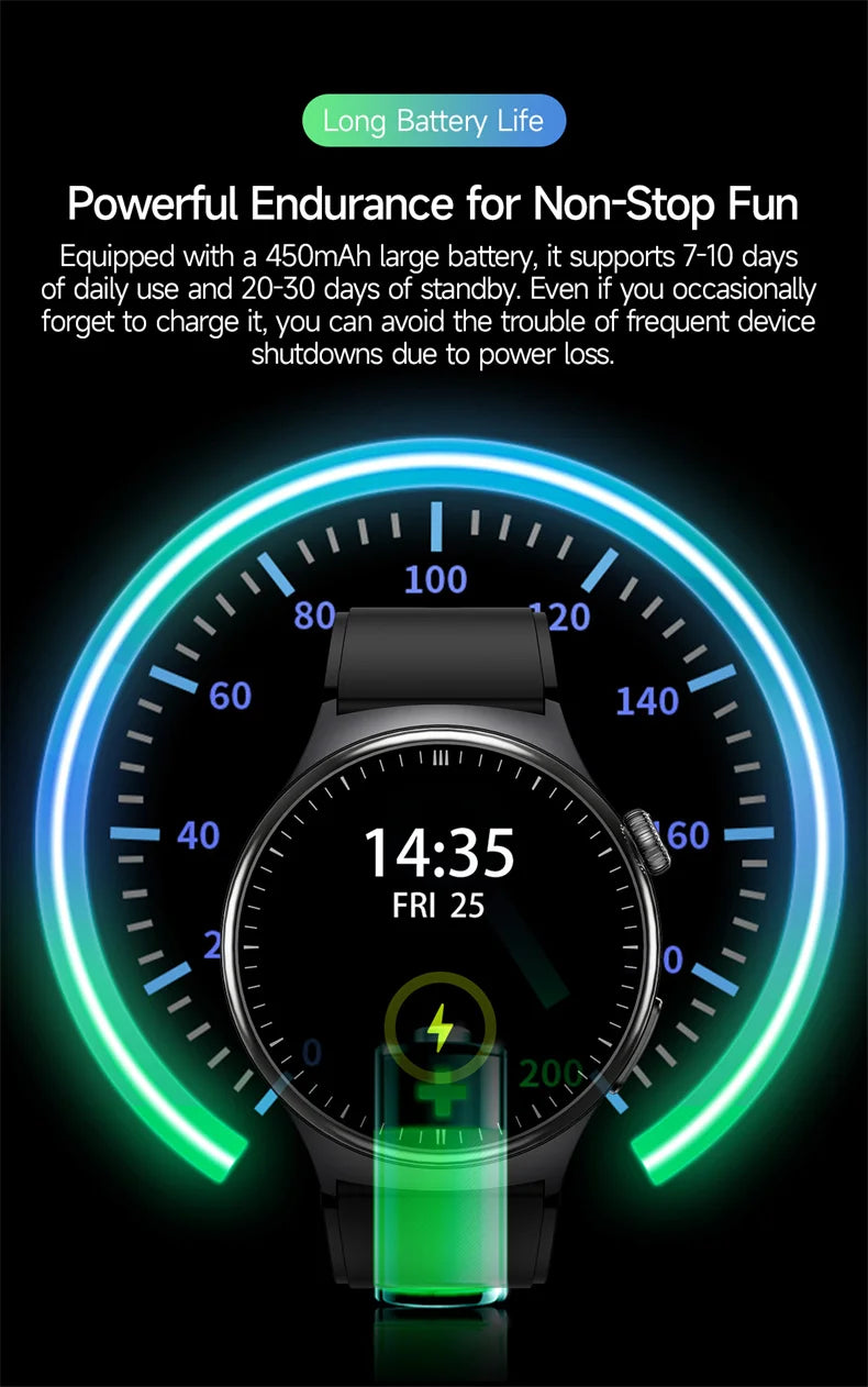 New Accurate ECG Smart Watch Heart Health Analysis Blood oxygen Pressure BT