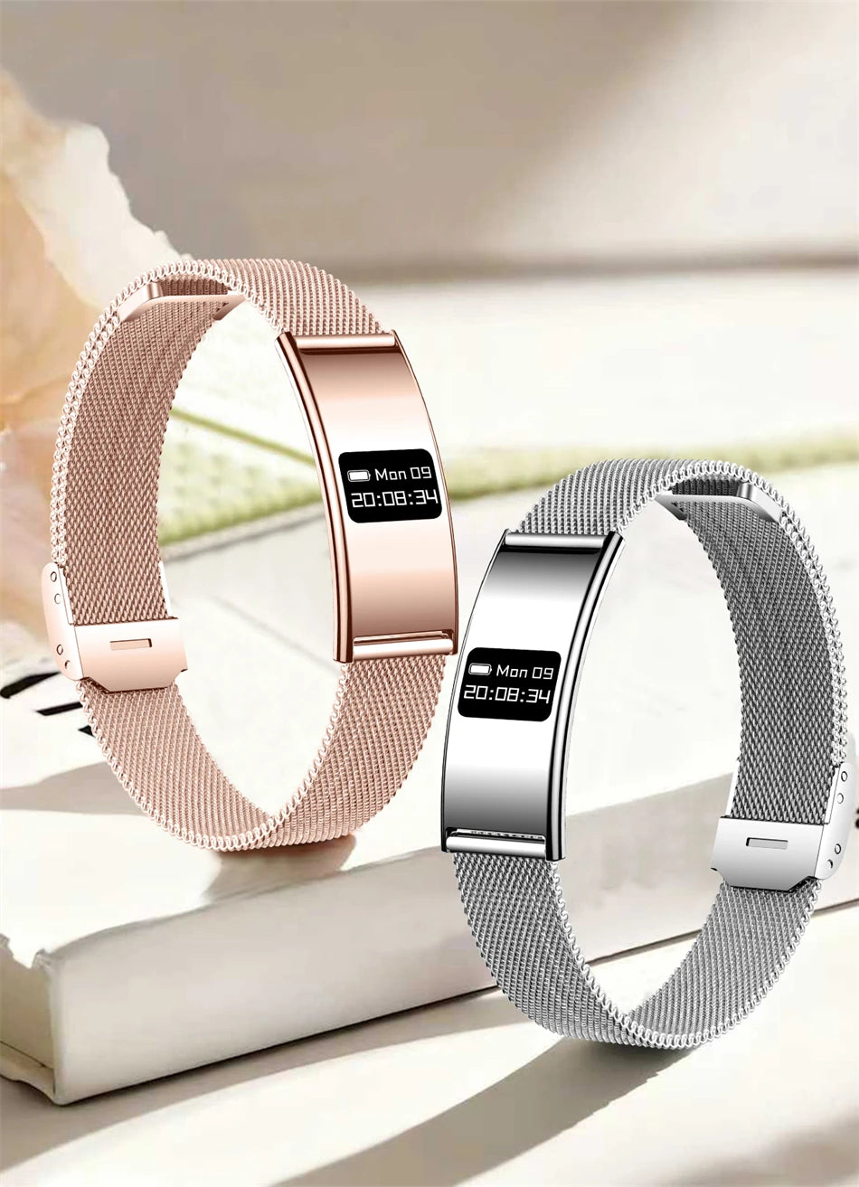 New Smart Bracelet Men Fitness Tracker IPX8 Waterproof Heart Rate Sleep Monitor
