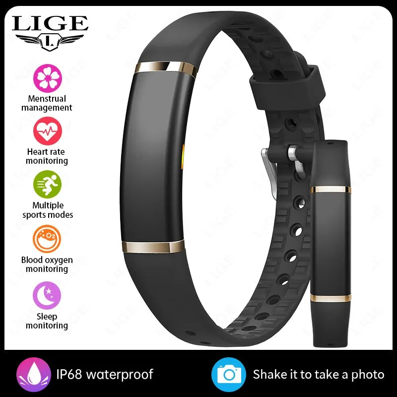 New Fashion Bluetooth Smart Bracelet Health Heart Rate Sleep Stress Monitoring