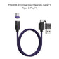 240W Magnetic Phone Charger Magnetic USB C Charging Cable 480Mbps Data