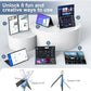 Dual Portable Monitor FHD Laptop Screen Extender Folding Stacked Monitors