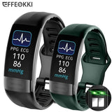 ECG+PPG Smart Wristband Fitness Tracker for Women Men Calorie Blood