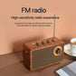 Retro Portable Wireless Bluetooth Speaker High-Quality Powerful Stereo Sound Box
