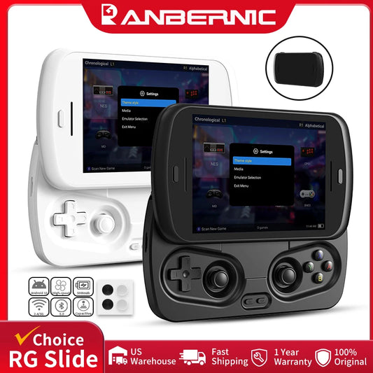 Anbernic RG Slide Retro Handheld Game Console 4.7" LTPS In-Cell Android Video