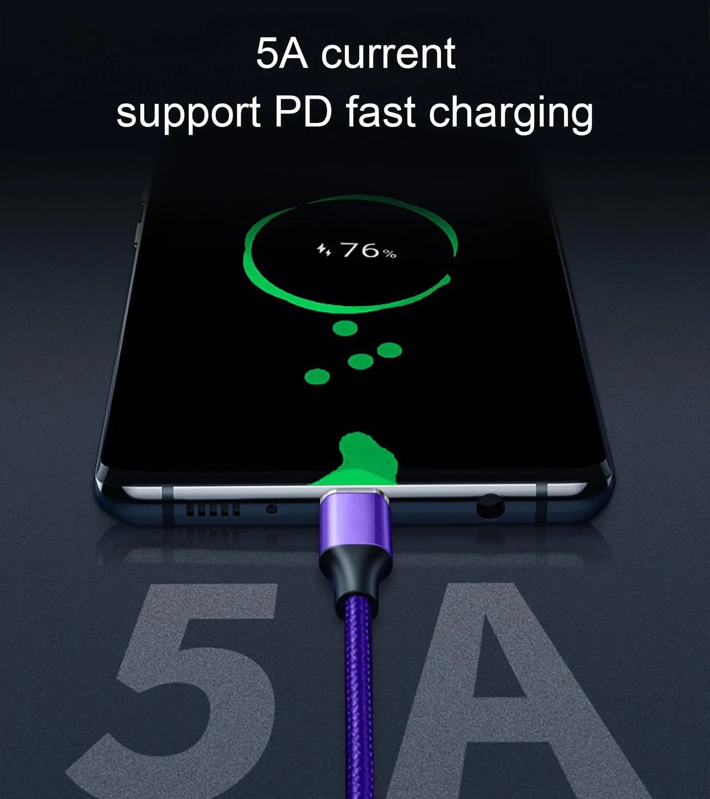 PD 240W USB Type C to Type C Fast Charging Cable For iPhone Macbook