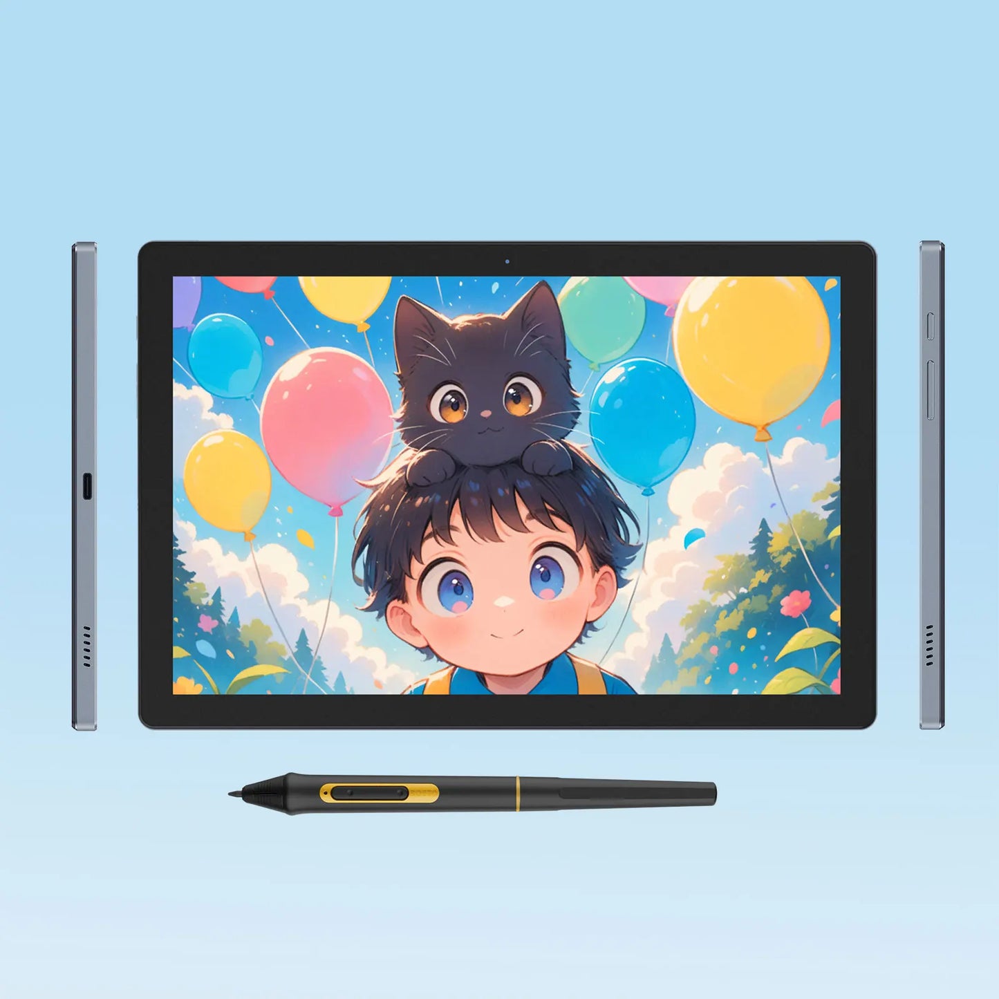 BOSTO BT-101A Portable Graphics Drawing Tablet 10.1 Inch IPS Screen