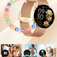 MEVADEN 8.5mm Ultra-thin Luxury Stainless Steel Smart Watch Women