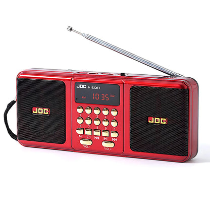 Portable FM Radio Rechargeable Battery Wireless Speaker Support TF USB MP3