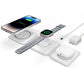 15W Magnetic Wireless Chargers 3 in 1 Foldable Phone Charge Dock Fast Charg
