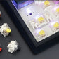 Pro Bluetooth mechanical keyboard 80% TKL low noise switch RGB backlit PBT