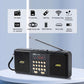 Portable FM Radio Rechargeable Battery Wireless Speaker Support TF USB MP3