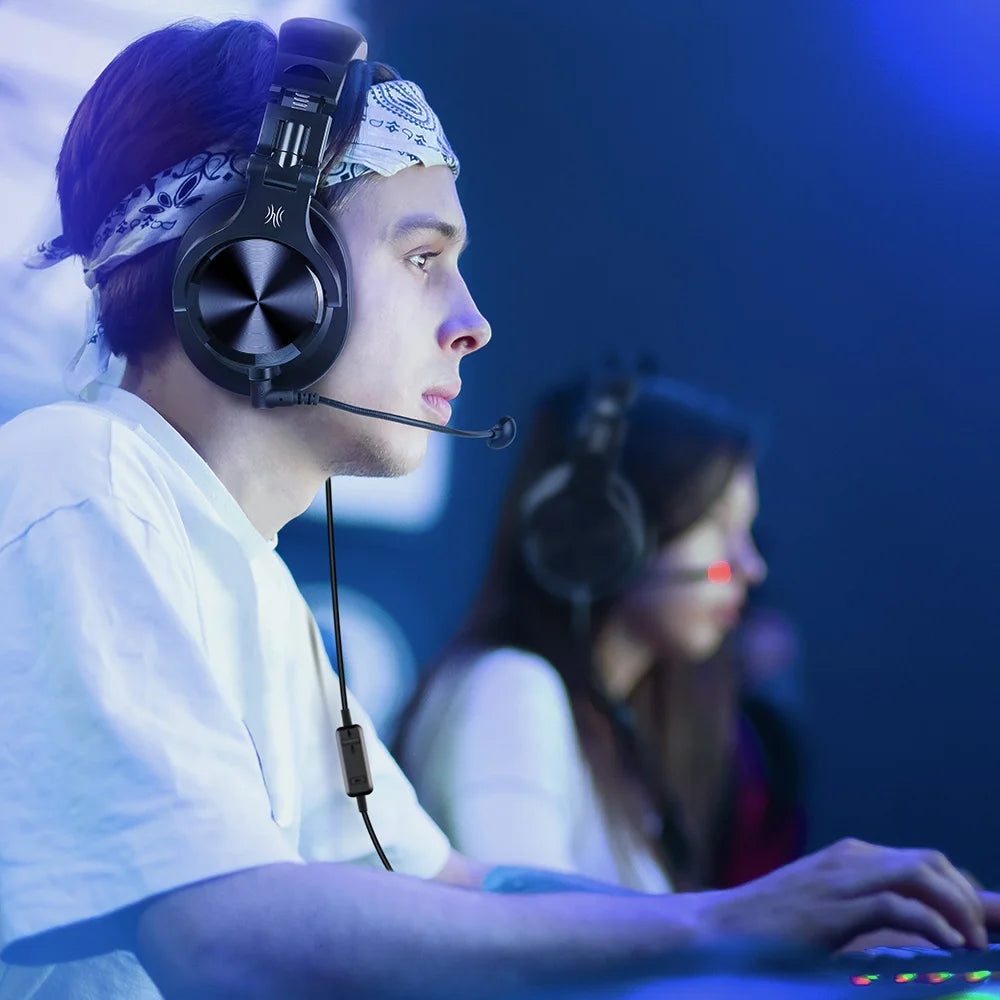 Oneodio Wired Gaming Headset Gamer 3.5mm Over-Ear Gaming Headphones
