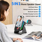 Wireless Induction Speaker 8 RGB Lights HIFI Sound Portable Bluetooth Phone