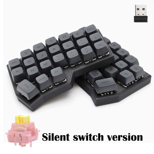 CORNE V4 2.4G Wireless Split Ergonomic MX Mechanical Keyboard Hot-swappable