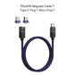 240W Magnetic Phone Charger Magnetic USB C Charging Cable 480Mbps Data