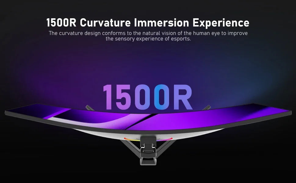 34 CRUA Gaming Monitor 34-inch Curved Ultrawide WQHD Monitor VA Panel Display