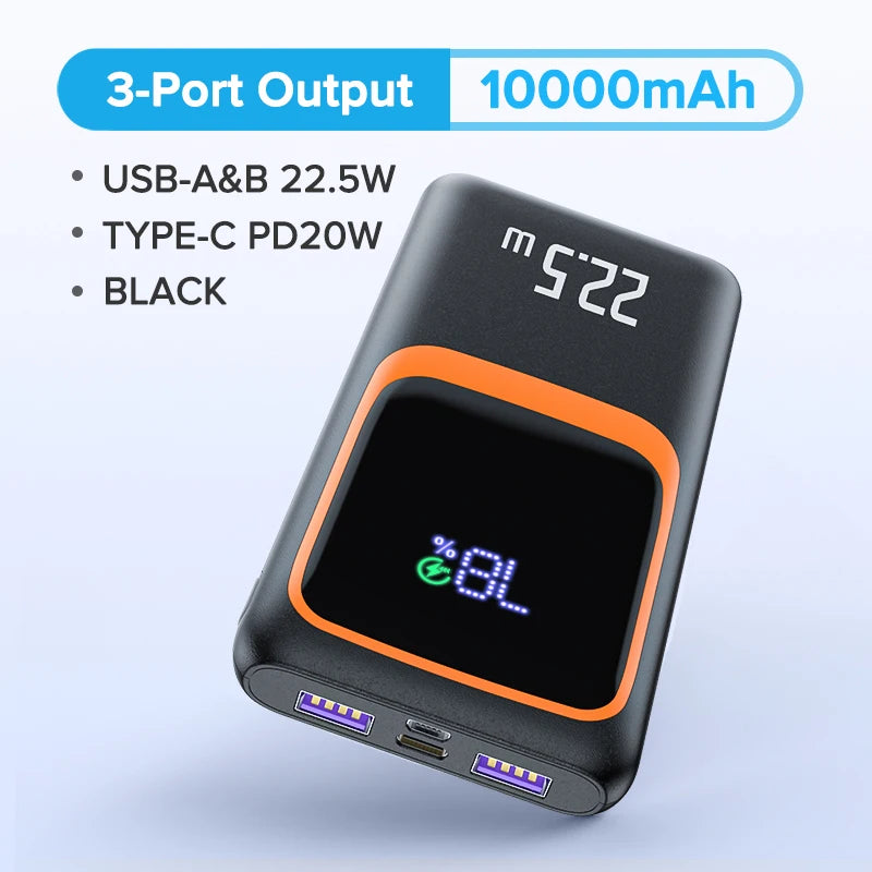 Power Bank External Large Battery Capacity PD 22.5W Fast Charging