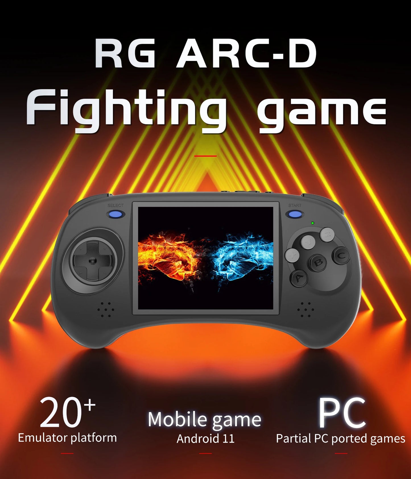 Anbernic RG ARC Retro Games RK3566 4.0INCH 640*480 Handheld Game Console