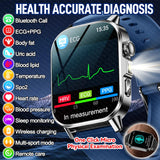 New Men Accurate Health Diagnosis ECG Smart Watch Blood Pressure Smartwatch