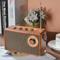 Retro Portable Wireless Bluetooth Speaker High-Quality Powerful Stereo Sound Box
