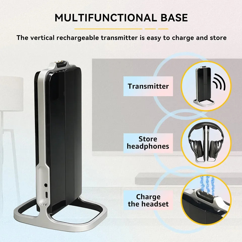 Wireless Headphone Bluetooth Headset for Mobile Phone Computer TV Earphone