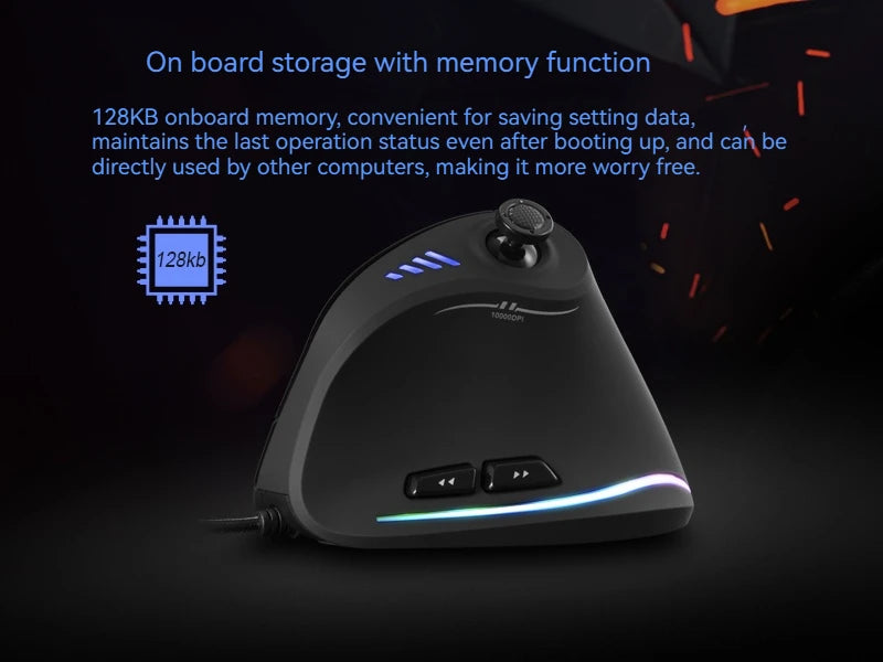 Upright Mouse 11 Key Optical Mouse Programming Gaming Mouse