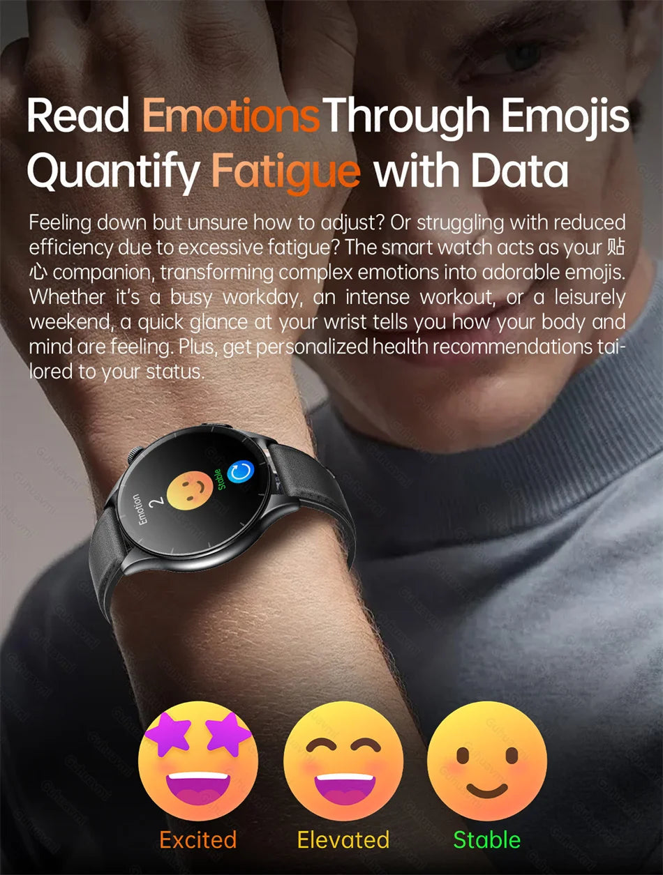 2026 New Smart Watch NFC ECG+PPG Blood oxygen Uric Acid Blood Pressure